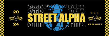 STREET ALPHA WORLDWIDE STICKER